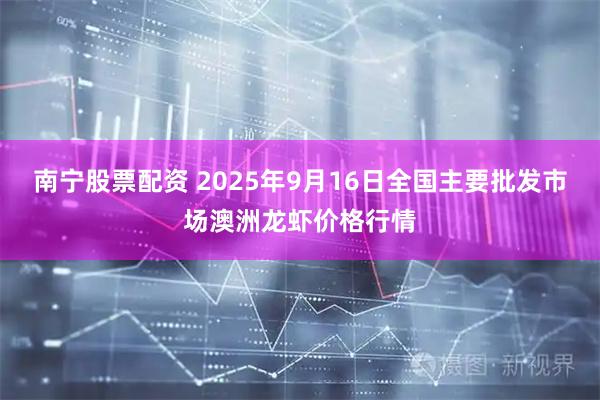 南宁股票配资 2025年9月16日全国主要批发市场澳洲龙虾价格行情